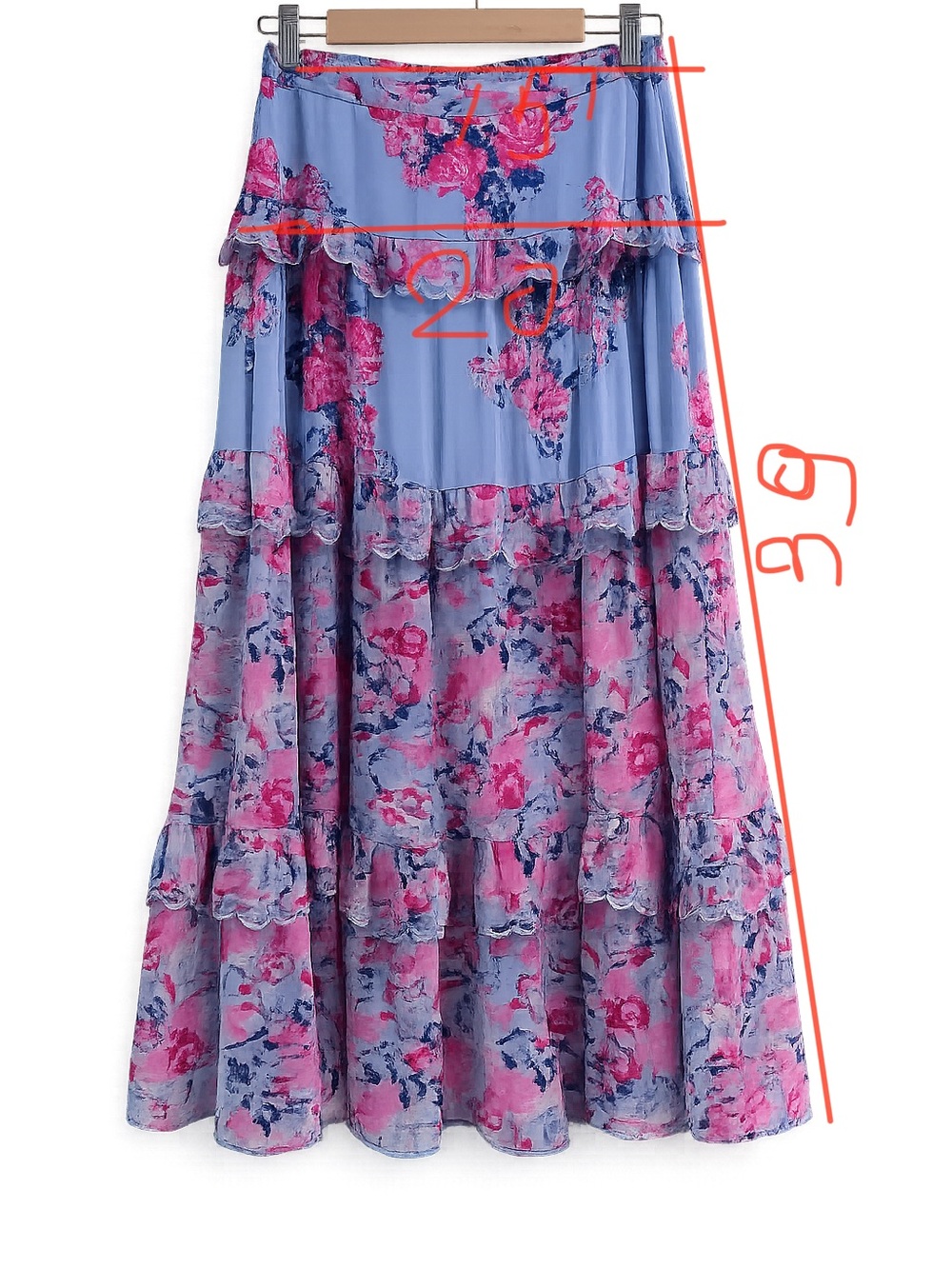 House of Harlow 1960 Floral Boho Set – Top (M) + Skirt (M) - Picture 10 of 11
